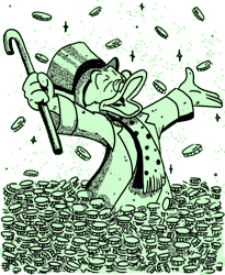 Gif animé Picsou vert